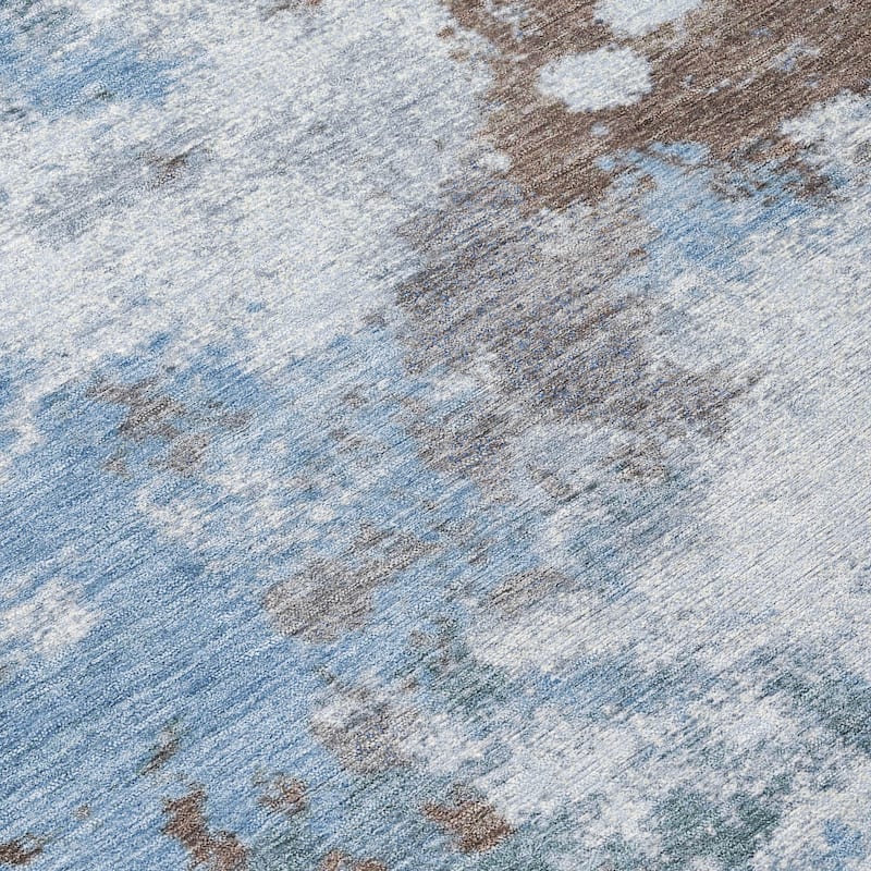 HomeRoots Abstract Transitional Rectangle Outdoor Rug