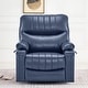 preview thumbnail 30 of 28, MCombo Faux Leather Power Recliner, Electric Swivel Glider Rocker Recliner for Nursery with USB Ports 7785