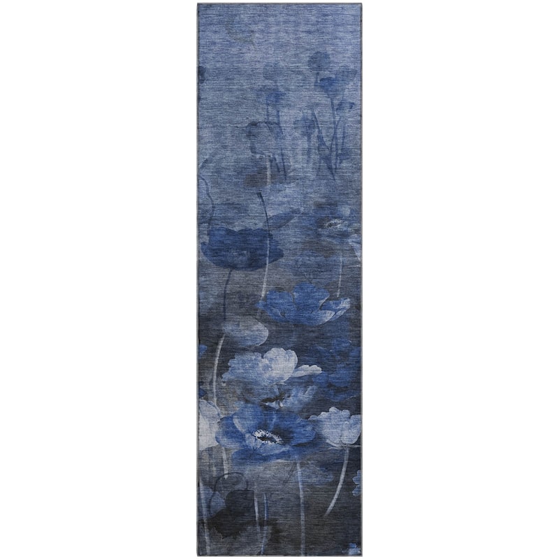 Premium Washable Super Soft Contemporary Floral Mayfield Rug