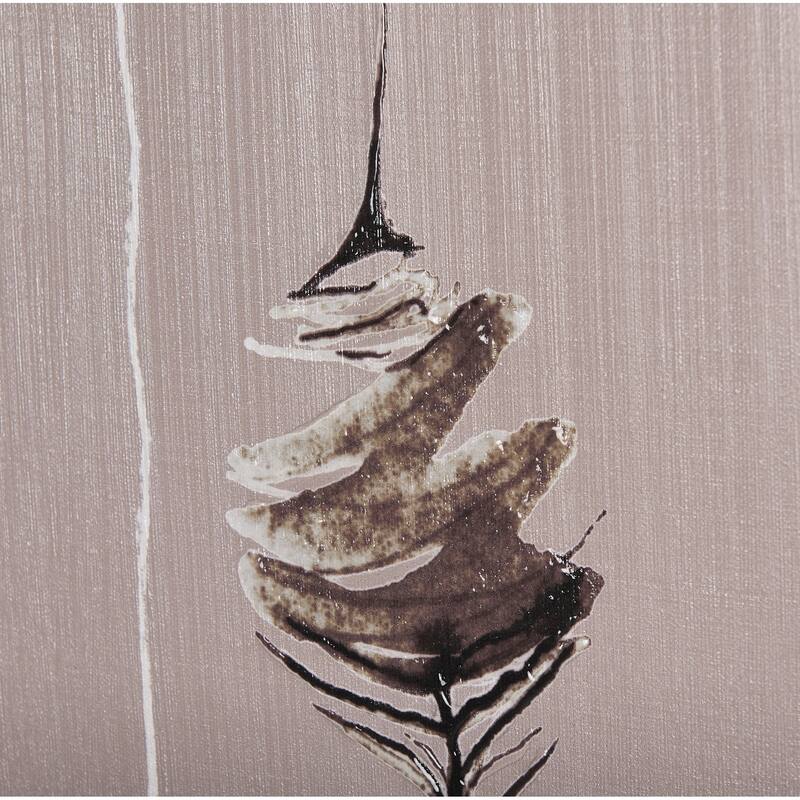 Rain of Feather Warm Gray (32 x 40) Canvas Art Print