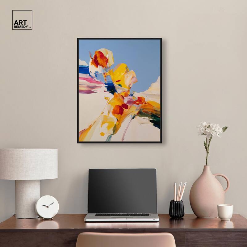 Flippant Bloom II Canvas by Art Remedy