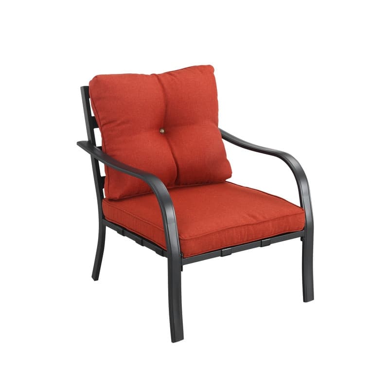 Patio Festival Outdoor Armrest Chair - Red