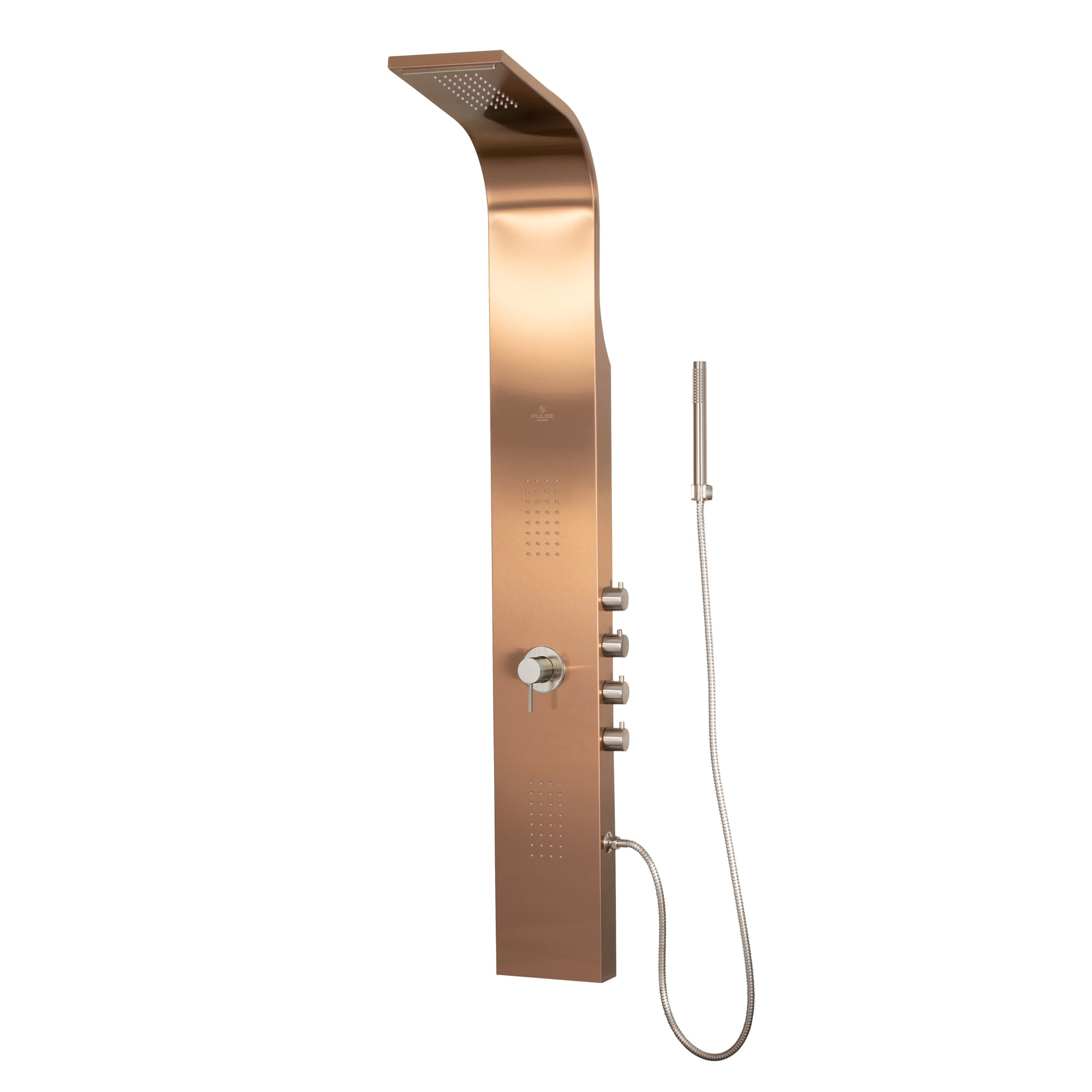 Santa Cruz 7-in ShowerSpa with Dual-function Rain and Waterfall Showerhead with Oversized Body Sprays and Handshower