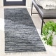 preview thumbnail 59 of 69, SAFAVIEH Hand-Woven Montauk Mitko Boho Cotton Fringe Rug 2'3" x 8' Runner - Grey/Black - Runner