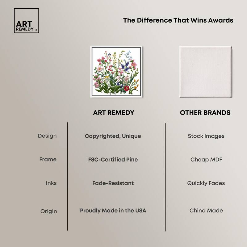 Wildflower Patch II Canvas by Art Remedy