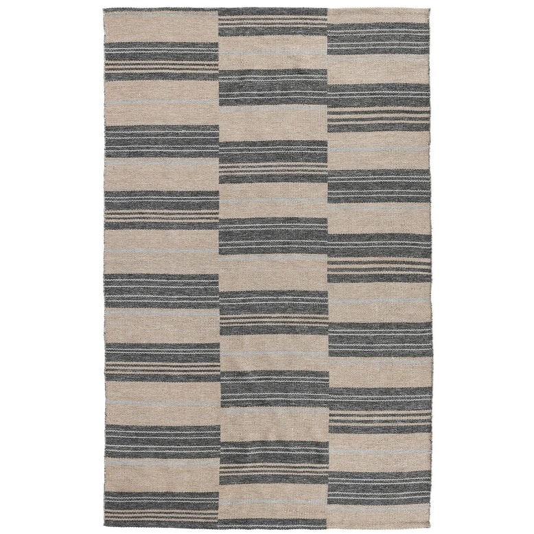 Boulder Indoor Outdoor Handwoven Stripe Area Rug by Kosas Home
