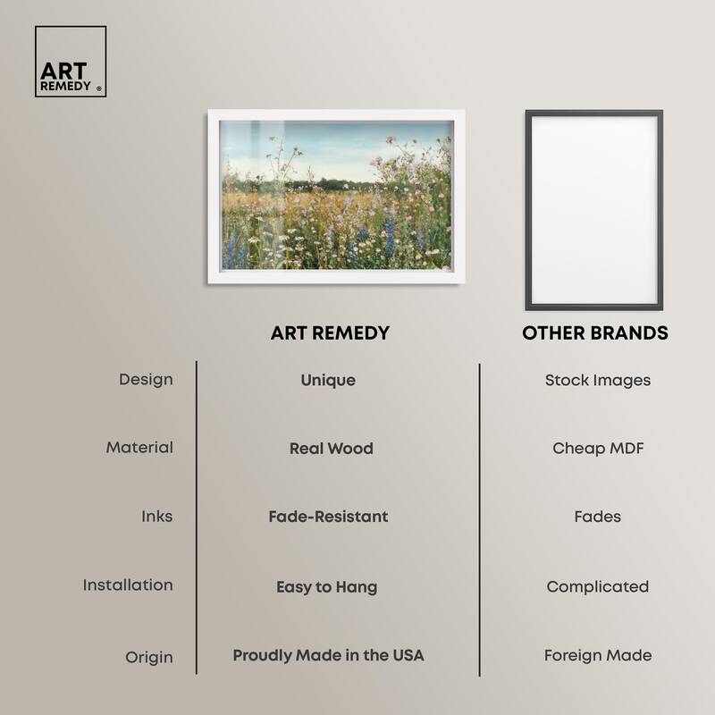 Glimmering Glade Garden II Shadowbox by Art Remedy