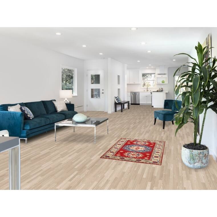 Traditional Red Kazak Foyer Rug Handmade Wool Carpet - 2'8" x 3'10"