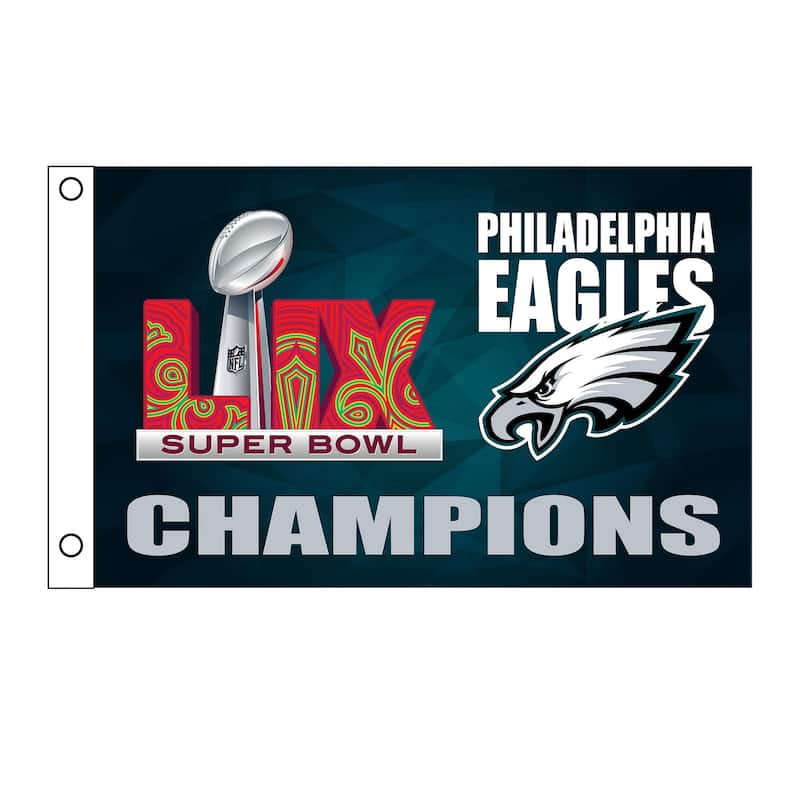 Philadelphia Eagles Single Sided Flag w/ 2 Grommets, 3'x5'