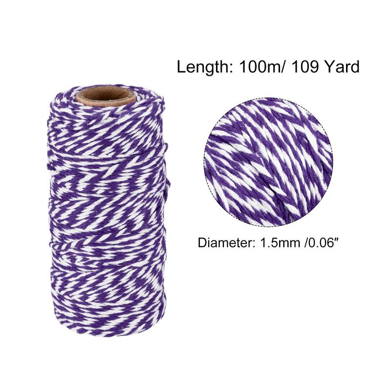 Twine Packing String Cotton Twine Rope for Gift Wrapping, Christmas