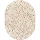 preview thumbnail 167 of 196, Sakura Handmade Transitional Floral Wool Area Rug 8' x 10' Oval - Cream - Runner/Oval