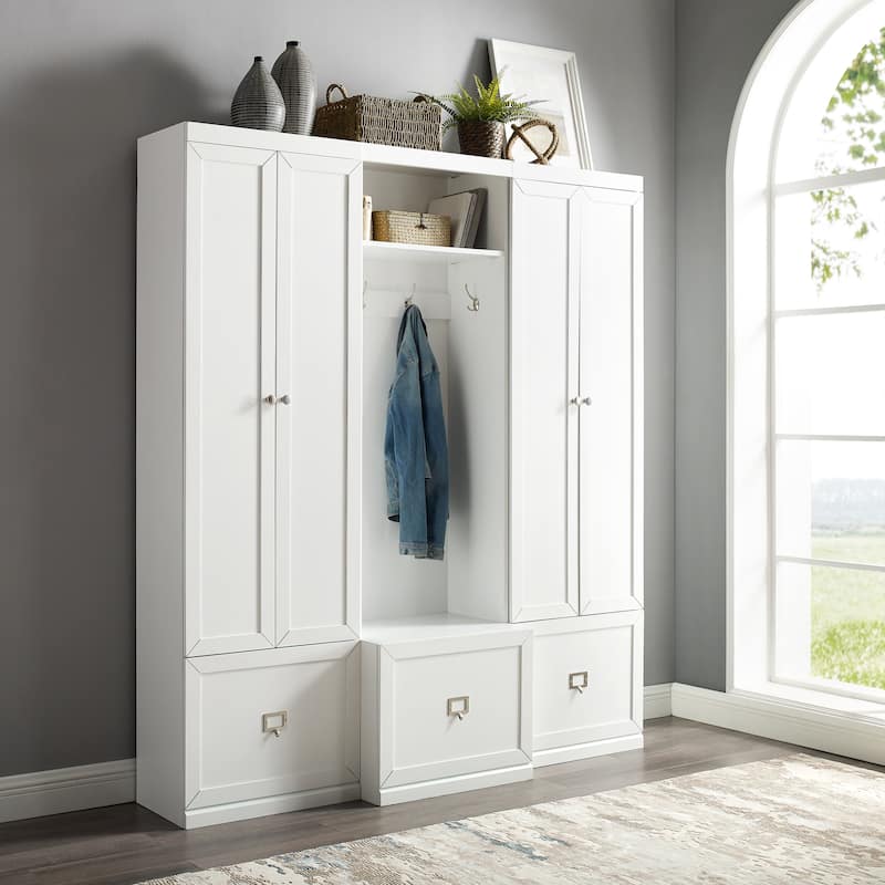 Crosley Harper 3Pc Entryway Set - 33"W x 16.5"D x 74"H