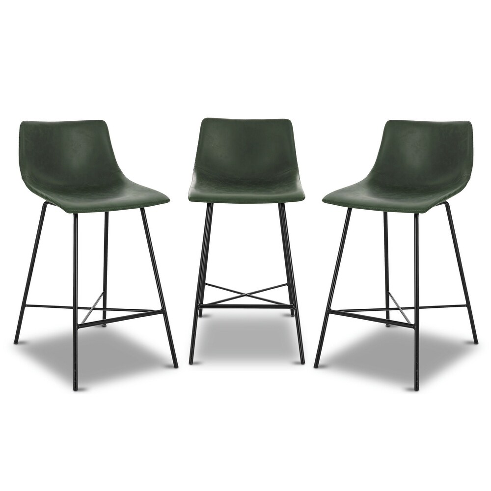 Green Set of 3 Counter and Bar Stools Bed Bath Beyond