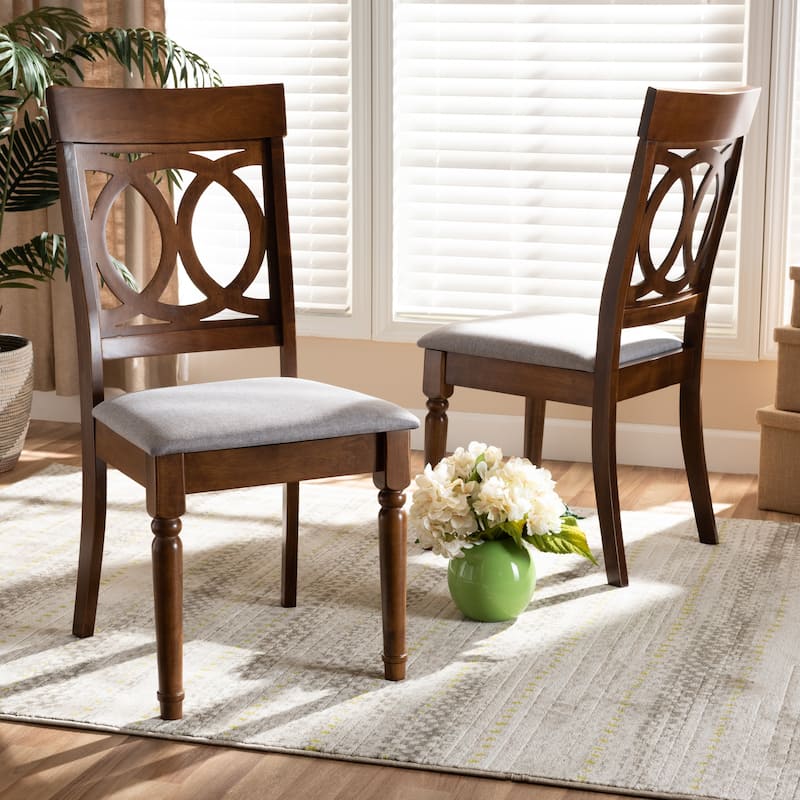 Lucie Modern and Contemporary 2-PC Dining Chair Set