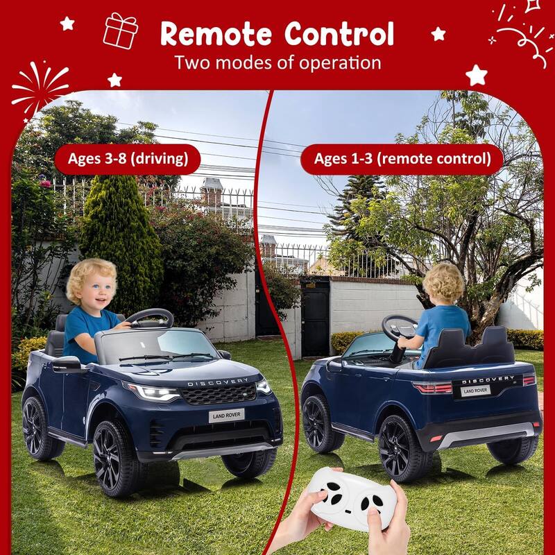 12V Licensed Land Rover 2 Seater Ride on Car for Kids