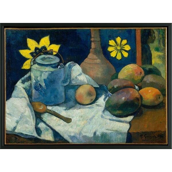 Shop Easy Art Prints S Still Life With Teapot Premium Canvas