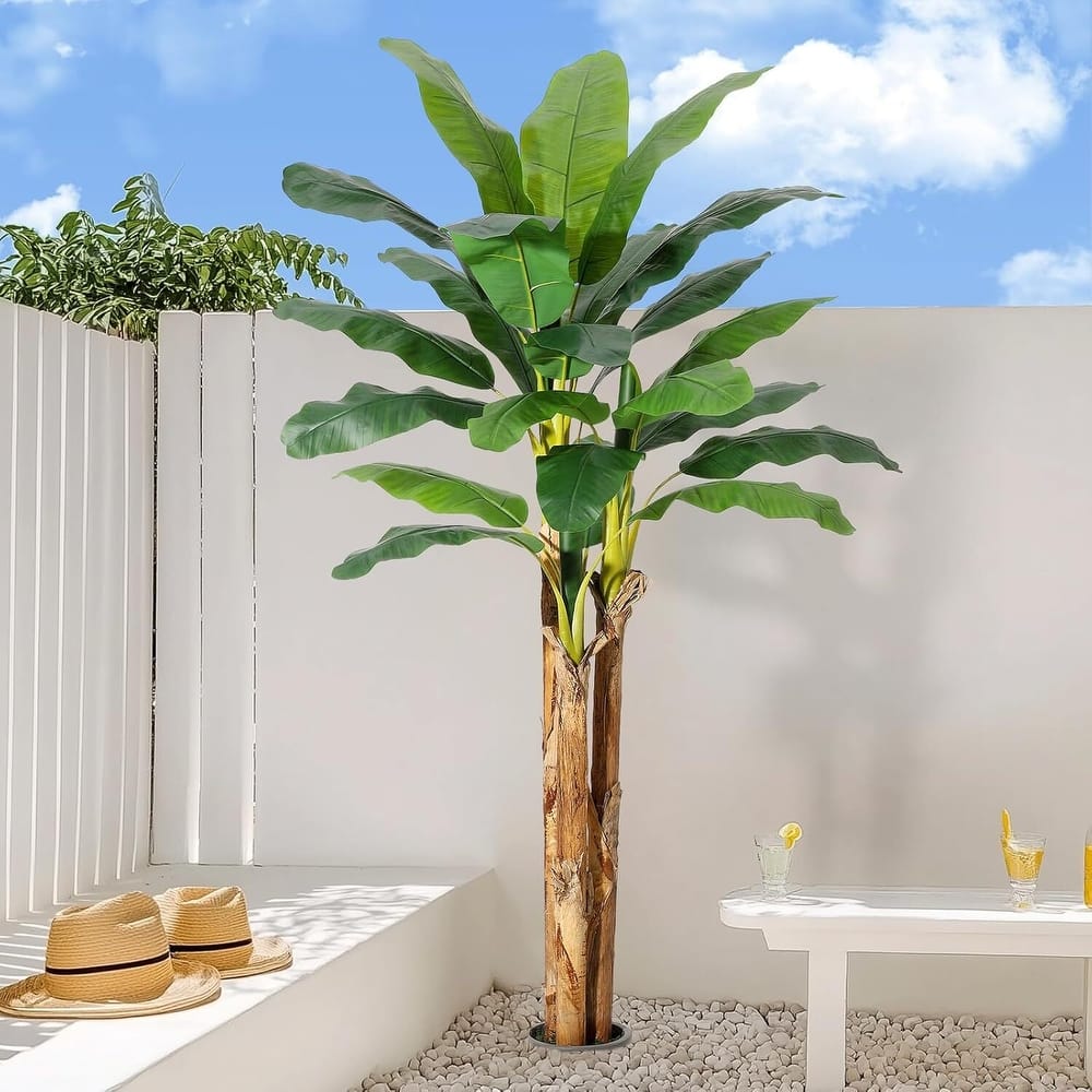 Artificial Faux Silk Banana Tree for Home Tropical Decor