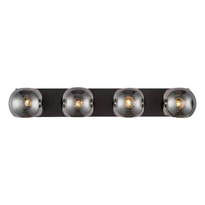 Alora Lighting VL548431SM Willow 4 Light 31" Wide Vanity Strip with