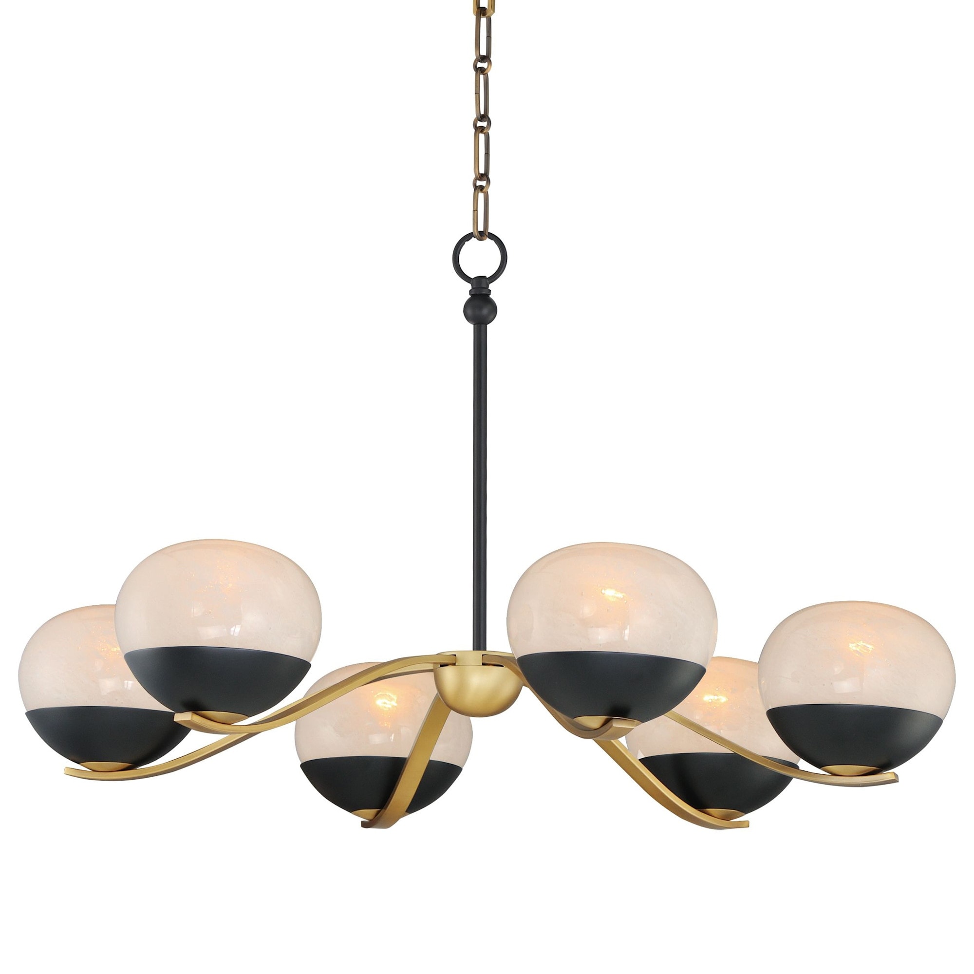 Maxim 24646MR Lucerne 6 Light 33" Wide Chandelier