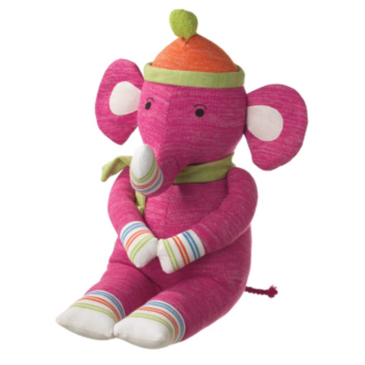 big pink stuffed elephant