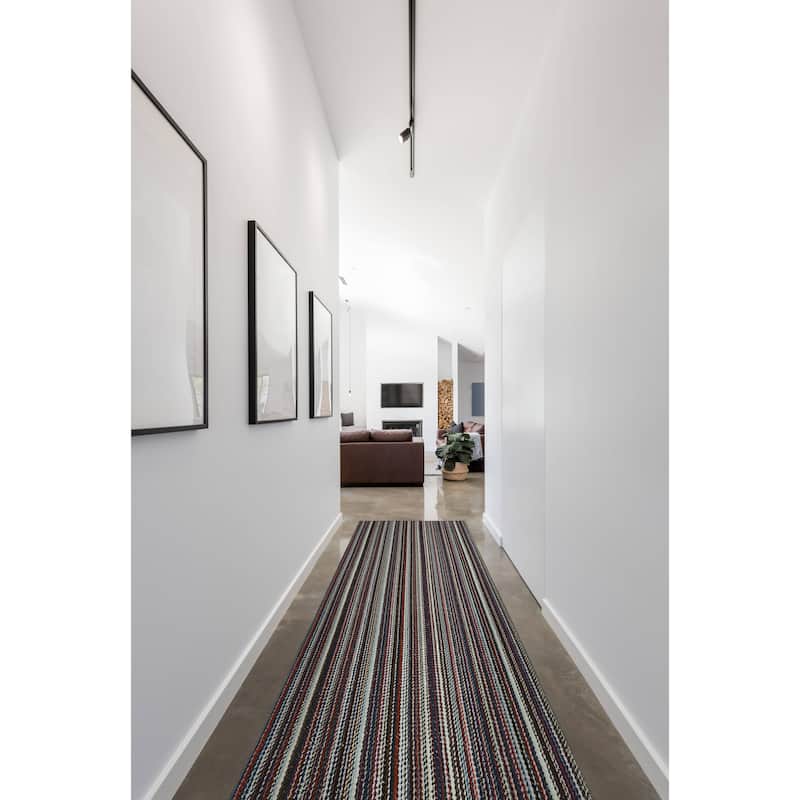 Garland Rug Carnival Striped Durable Indoor Area Rug
