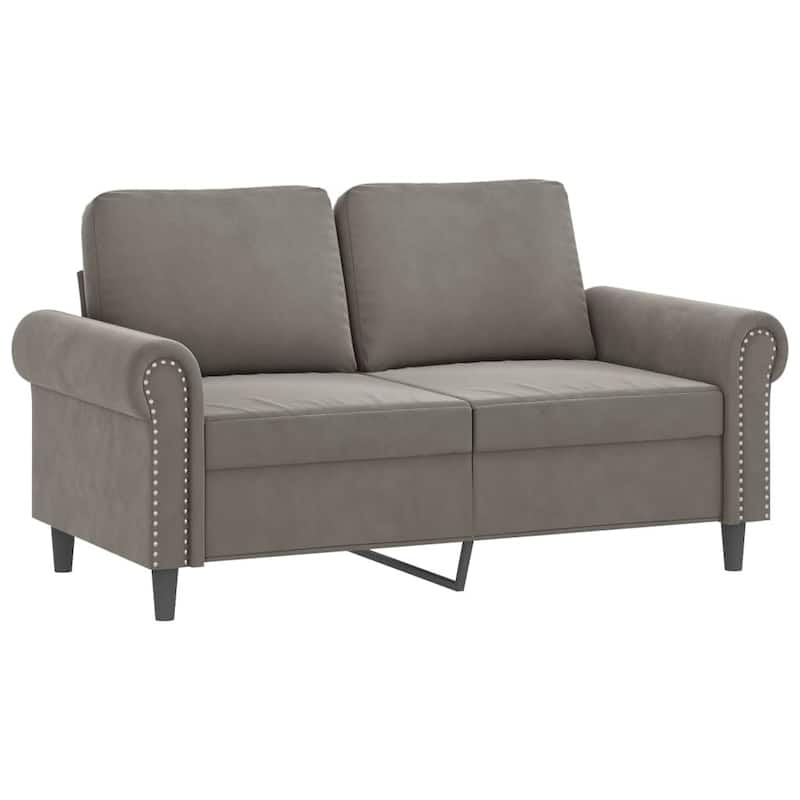 vidaXL Sofa Sectional Couch with Pillows and Cushions for Living Room Velvet