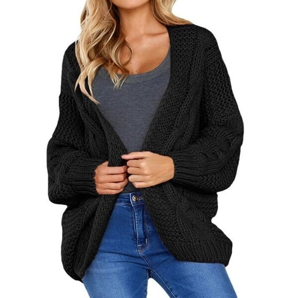chunky cardigan sweater