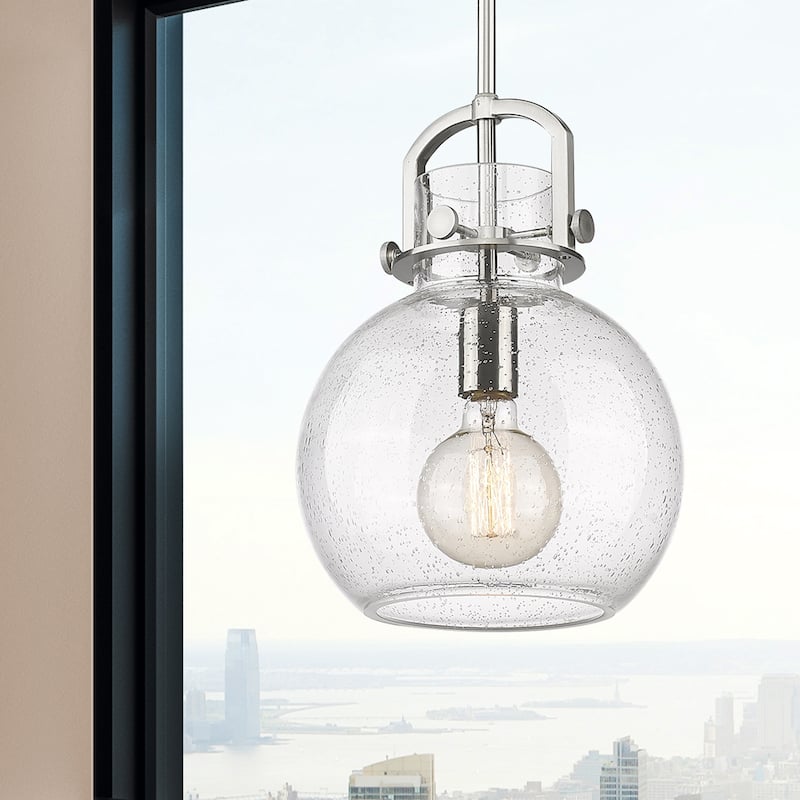 Innovations Lighting Newton Sphere - 1 Light 10" Stem Hung Pendant