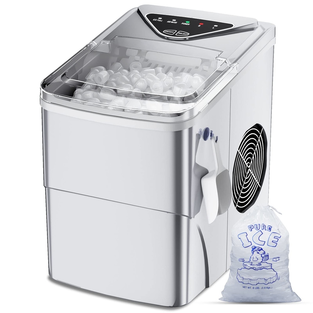 Arctic-Pro Portable Digital 2-size Ice Cube Quick Ice Maker Machine - On  Sale - Bed Bath & Beyond - 21506677