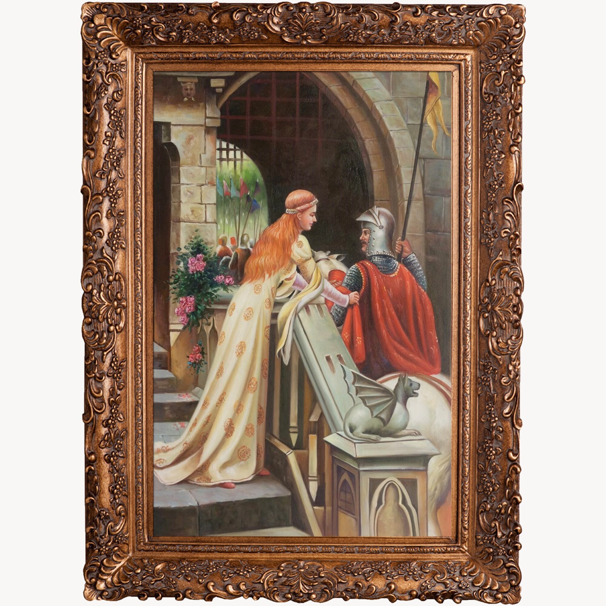 Shop Edmund Leighton God Speed 1900 Hand Painted Oil