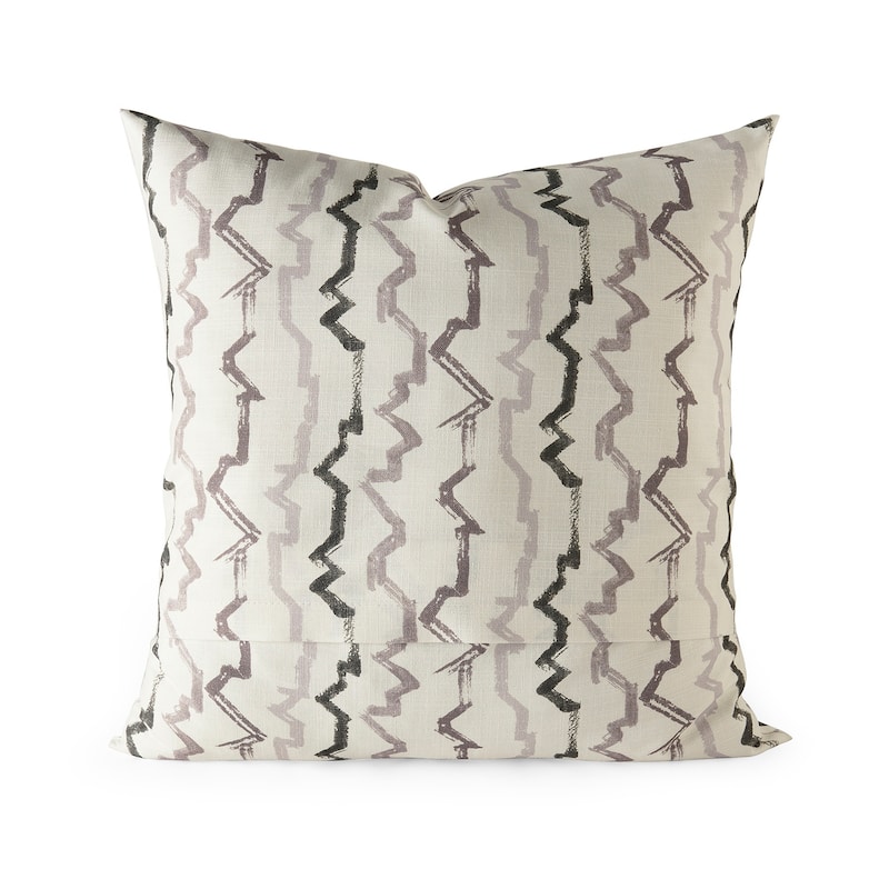 Exclusive Fabrics Printed Cotton Throw Pillow Covers 18 X 18 - Textured Decorative Pillow Covers (Set of 2)