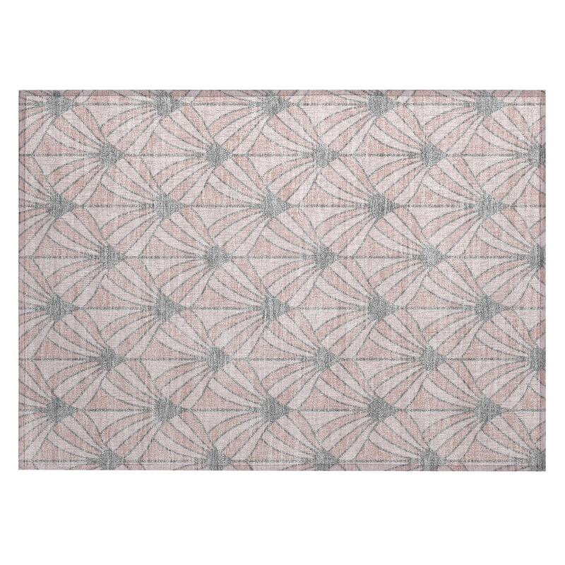 Machine Washable Indoor/ Outdoor Casual Kim Chantille Rug
