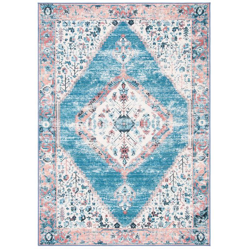 SAFAVIEH Journey Machine Washable Slip Resistant Sharyl Boho Medallion