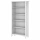 preview thumbnail 15 of 40, Bush Furniture Salinas Tall 5 Shelf Bookcase with Adjustable Shelves