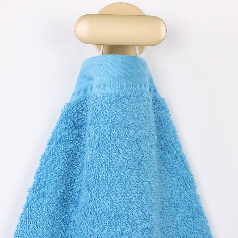 Superior Honeycomb Textured Border Cotton Medium Weight 12 Piece Towel Set