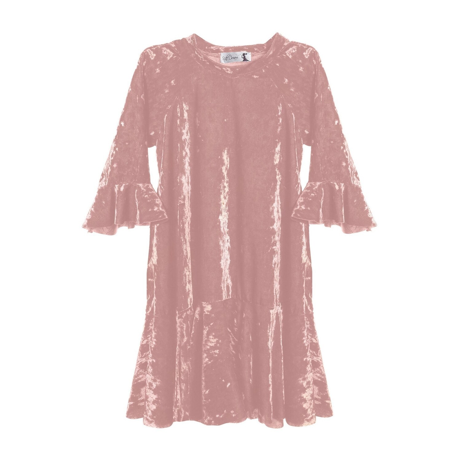 Shop Kids Dream Girls Rose Crushed Velvet Back To School Trumpet