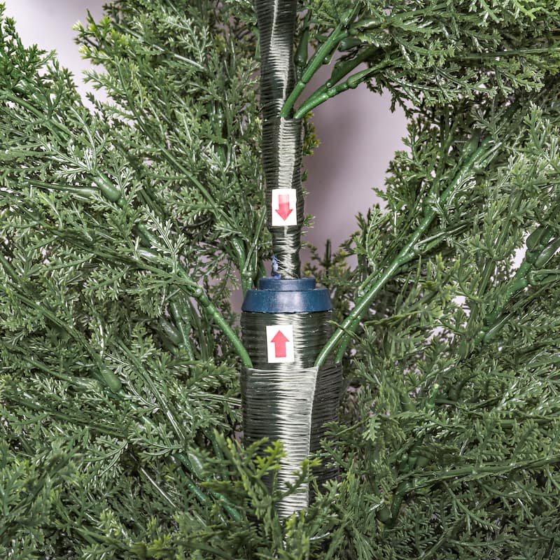 5FT Artificial Cypress Tree UV Resistant