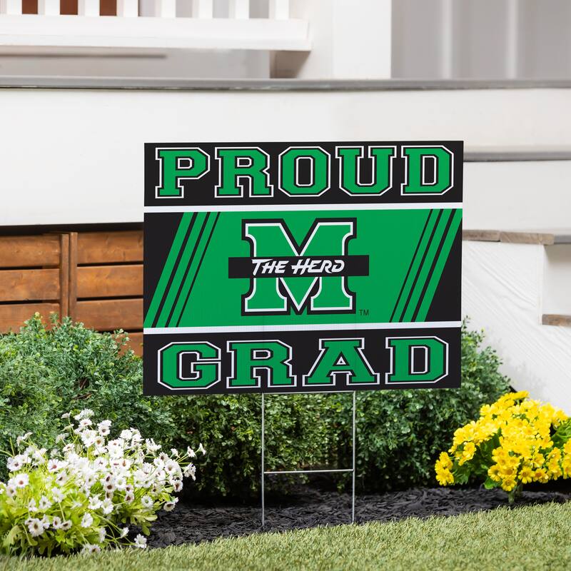 Marshall University 24" x 18" Graduation Coroplast Outdoor Yard Sign