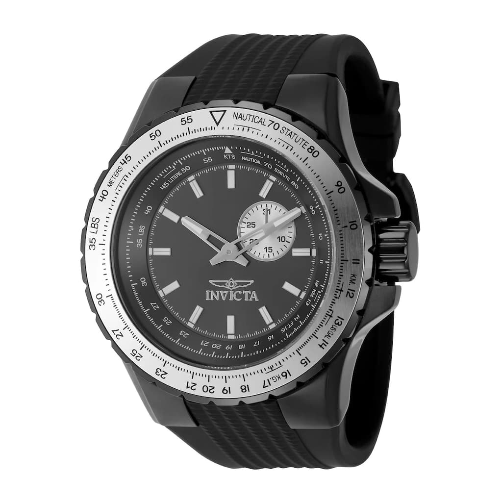 Invicta Men's 49720 Aviator Quartz VD72 Gunmetal Dial Watch