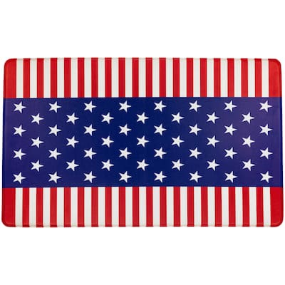 29" Stars and Stripes Americana Kitchen Comfort Mat