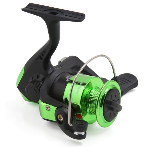 Unique Bargains CK200 5.2:1 Gear Ratio 3 Ball Bearings Spinning Reel  Fishing Reel Green Black - Bed Bath & Beyond - 18292770