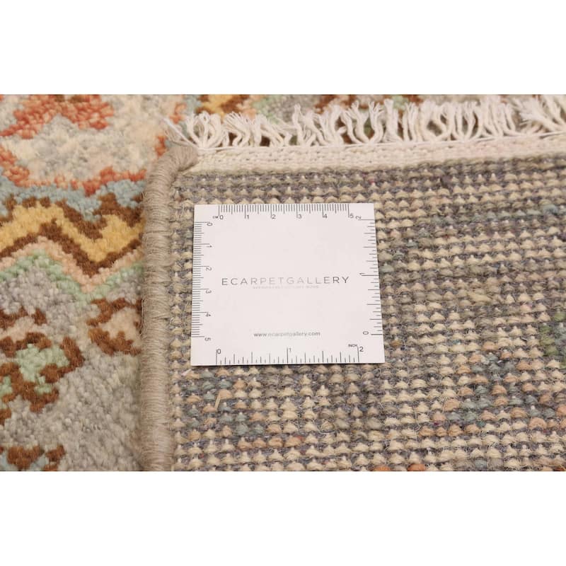ECARPETGALLERY Hand-knotted Serapi Heritage Grey Wool Rug - 2'4 x 8'2
