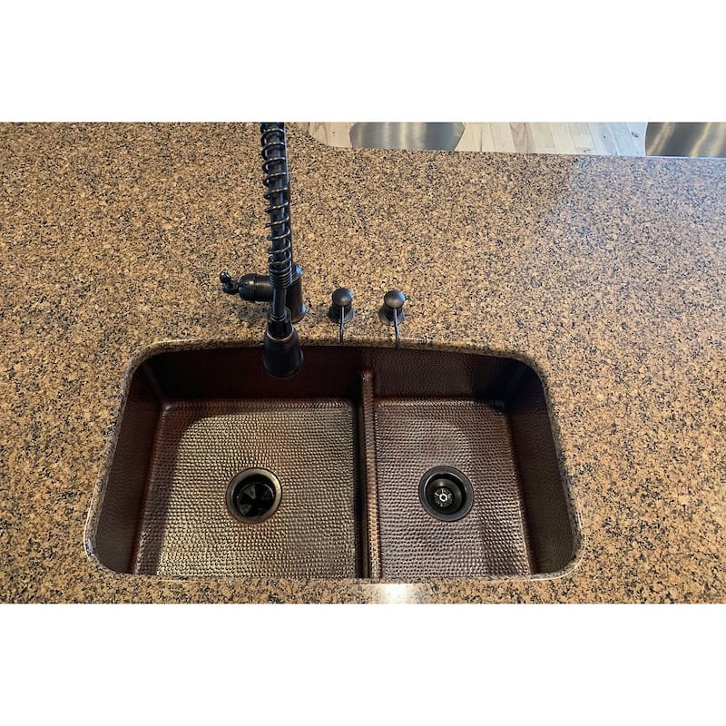 Solid Brass Soap & Lotion Dispenser in Oil Rubbed Bronze (PCP-701ORB) - N/A