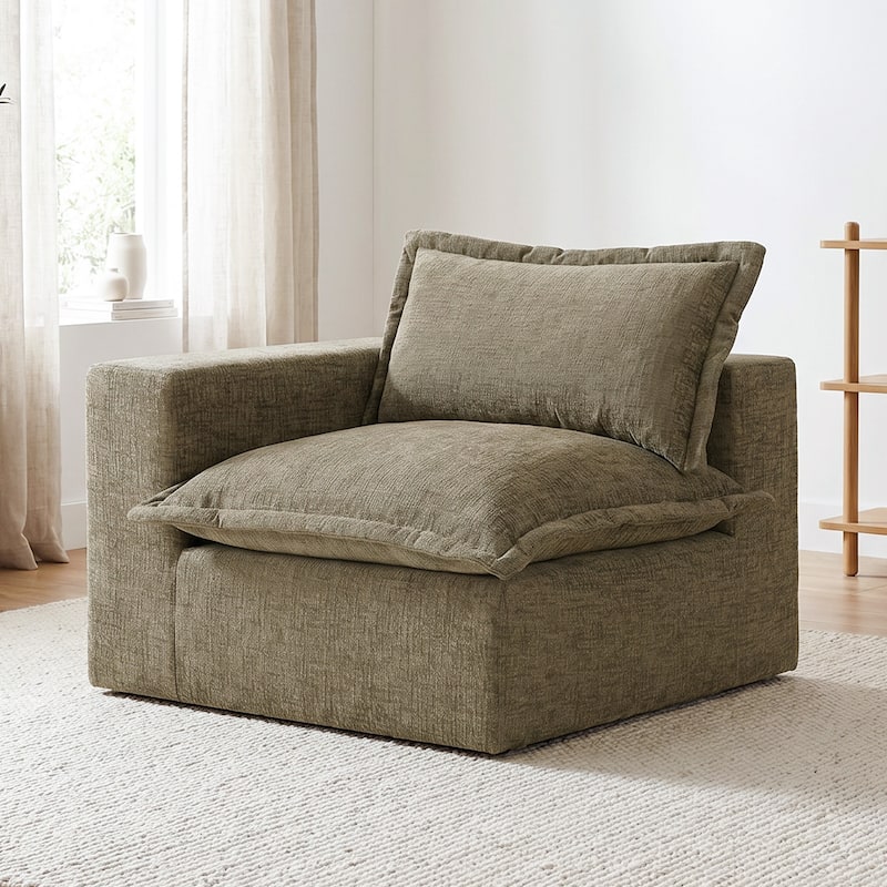 Comfy Cloud Couch Plush Modular Sectional Sofa For Living Room