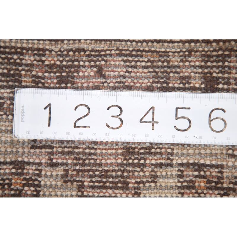 Hand Knotted Oriental 100% Wool Carpet Traditional Tribal Brown Balouch Area Rug - 5' 11'' X 3' 5''