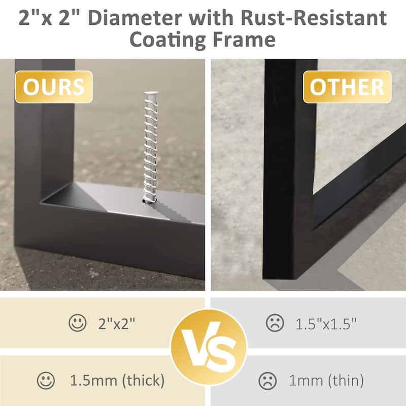 VEIKOUS 20x20 FT Heavy Duty Metal Carport, Weatherproof & Rust-Resistant Garage Carport - 20×20FT