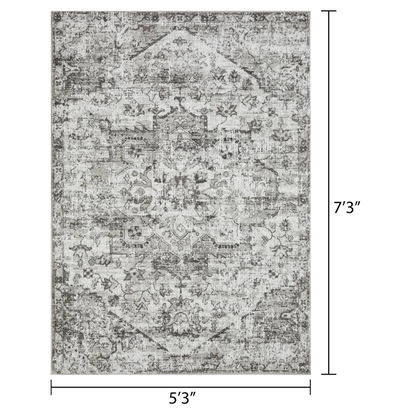 Loomaknoti Rhane Alemern Gray Area Rug