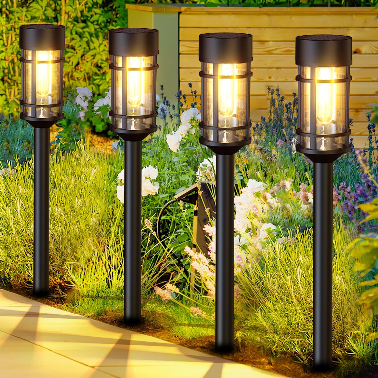 Metal landscape lights on sale