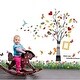 preview thumbnail 2 of 3, Walplus Butterfly Grass Skirting Colorful Photo Tree Nursery Wall Sticker
