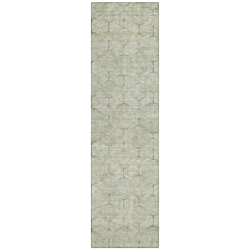 Machine Washable Indoor/ Outdoor Chantille Modern Decor Rug